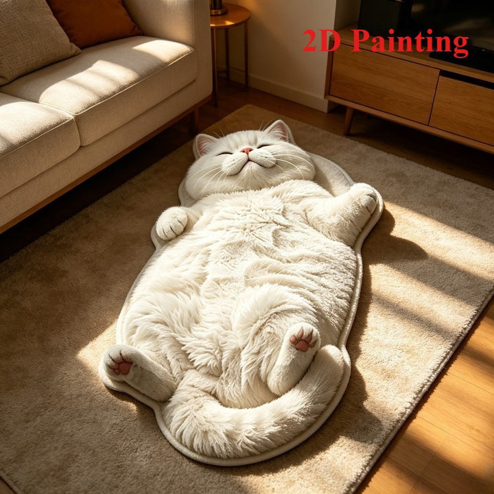 Cute Cartoon Dog Shaped Area Rug