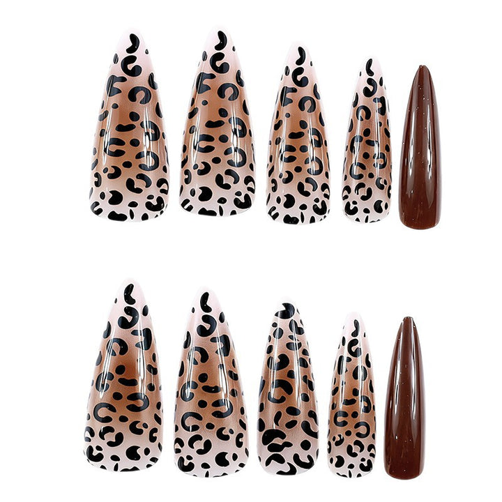 Artistic Leopard Print Nail Art Kalsten