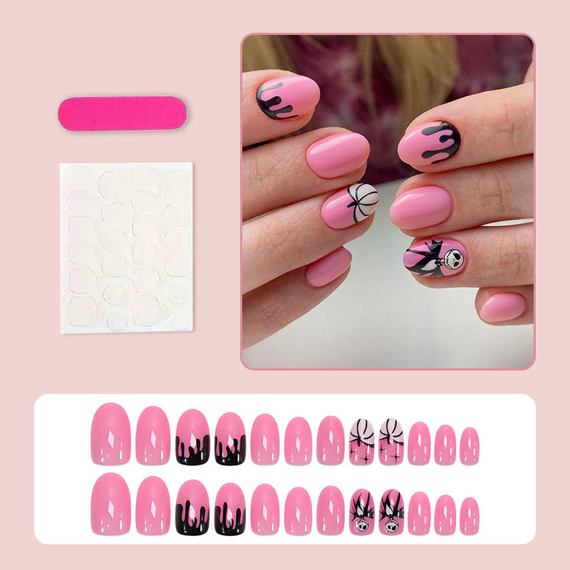 Artificial nail set with unique Halloween designs Kalsten