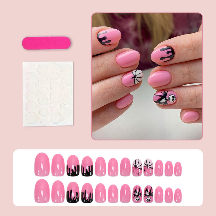 Artificial nail set with unique Halloween designs Kalsten