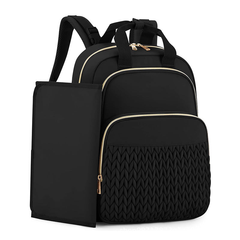 Fashionable backpack with structured design and multiple compartments Kalsten