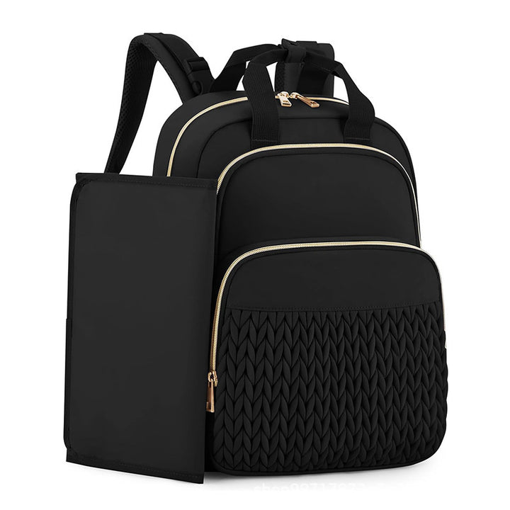 Fashionable backpack with structured design and multiple compartments Kalsten