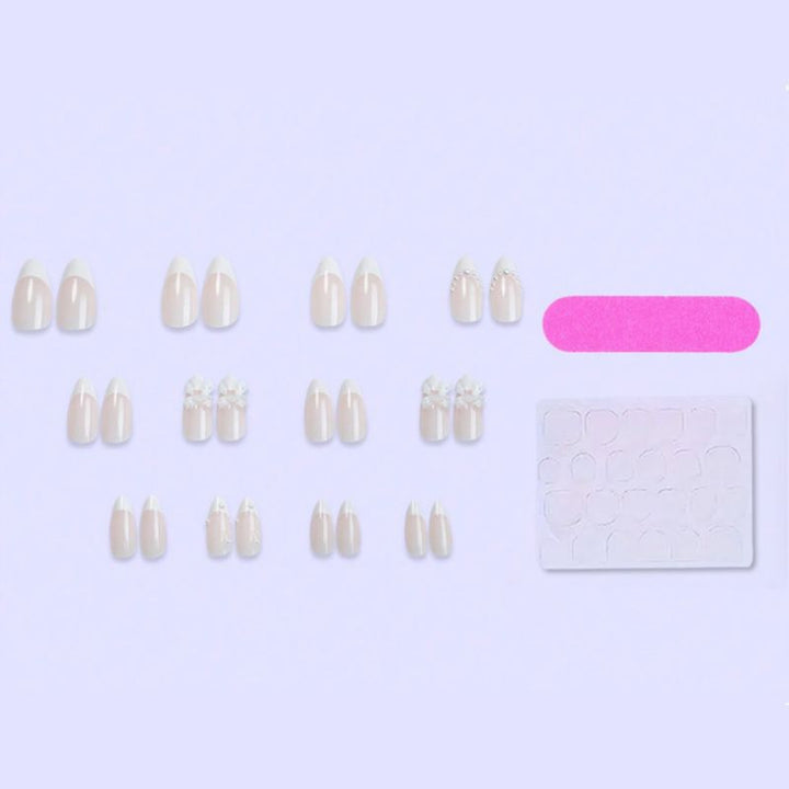 Artificial nail set with high-quality designs and elegant embellishments Kalsten