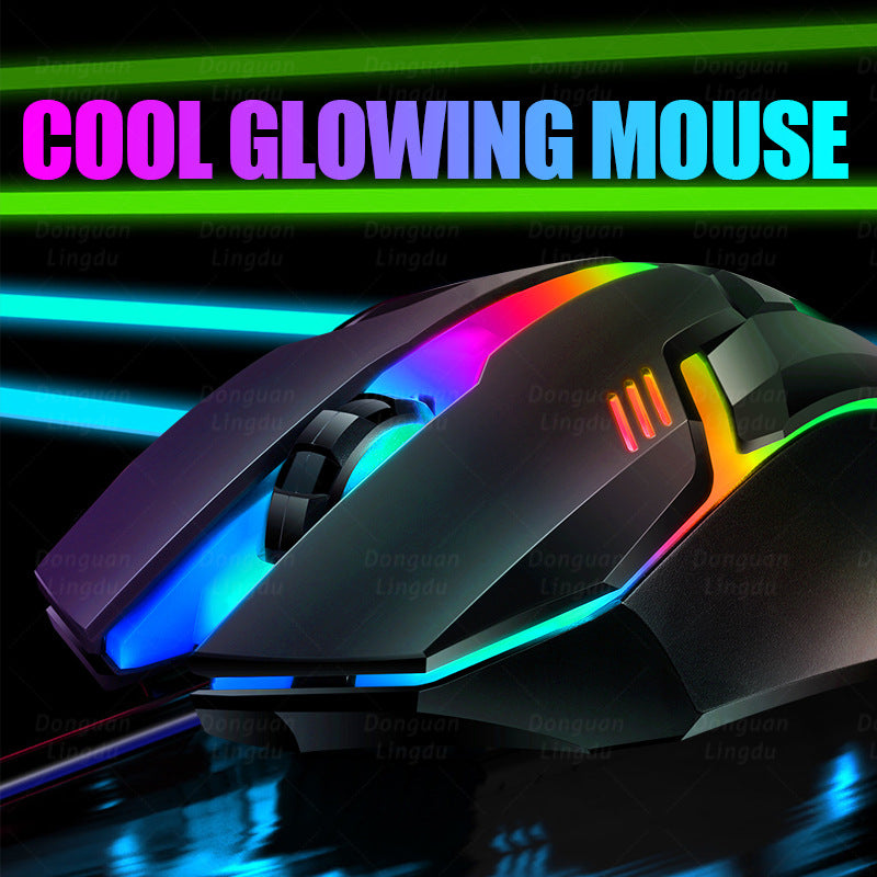 Men's High-Precision Ergonomic Gaming Mouse with RGB Lighting Kalsten