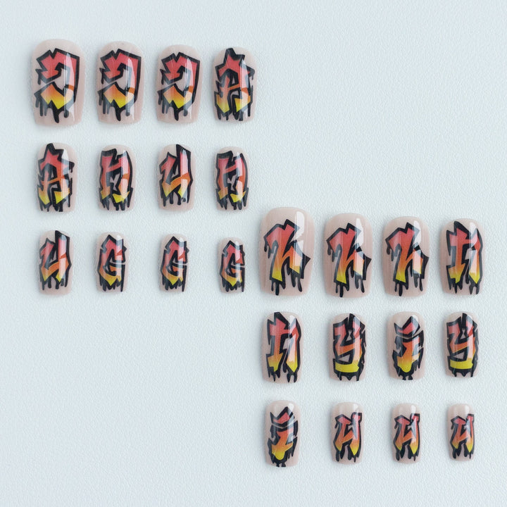 Creative Graphic Nail Art