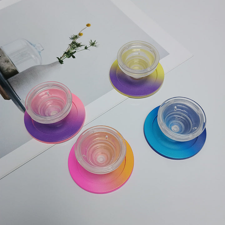 Decorative Glass Gel Bowl with Silicone Base Kalsten