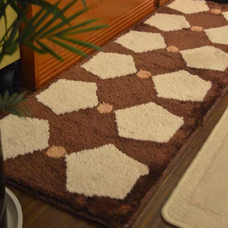 Modern Geometric Pattern Bath Mat Kalsten