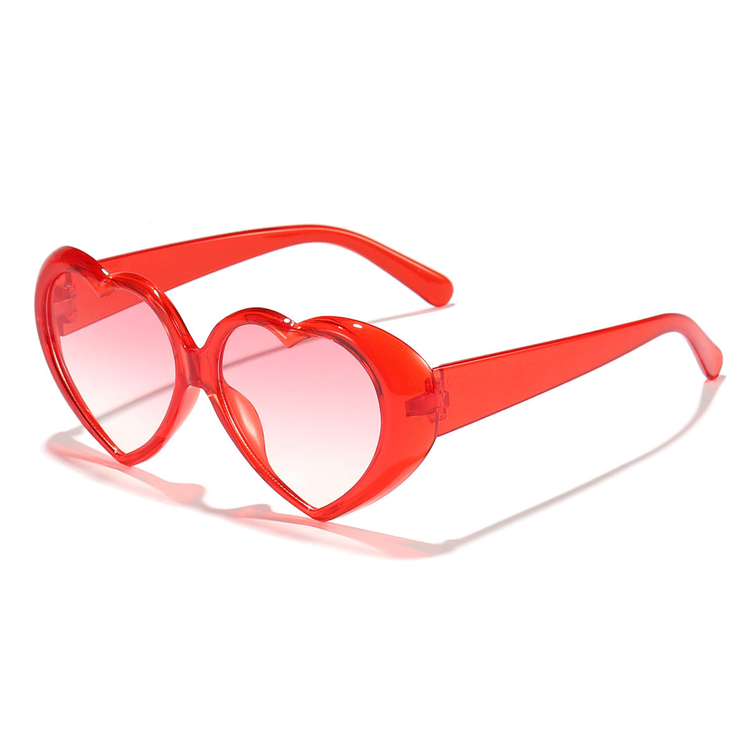 Women's Heart-Shaped Sunglasses with UV Protection and Stylish Frame Kalsten