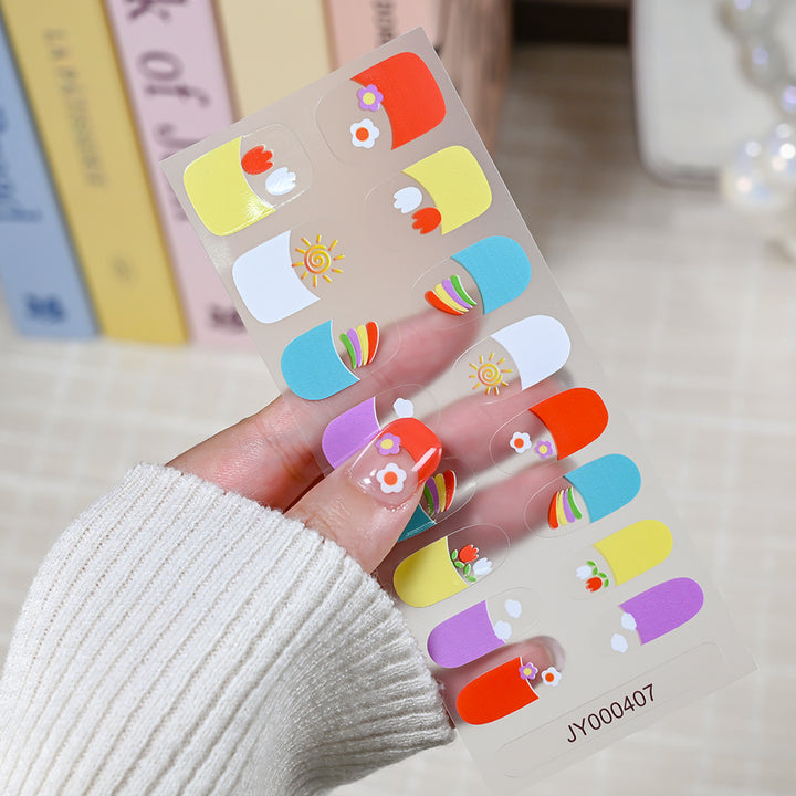 Vibrant Nail Art Stickers
