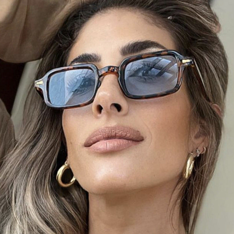 Ladies exclusive square sunglasses with elegant metal frame and UV protection Kalsten