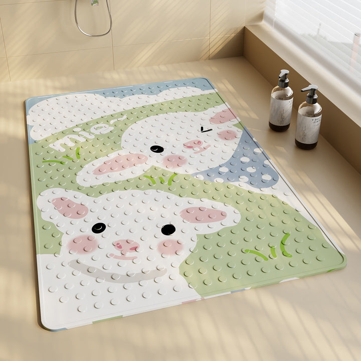Fun Shark-Themed Bath Mat Kalsten