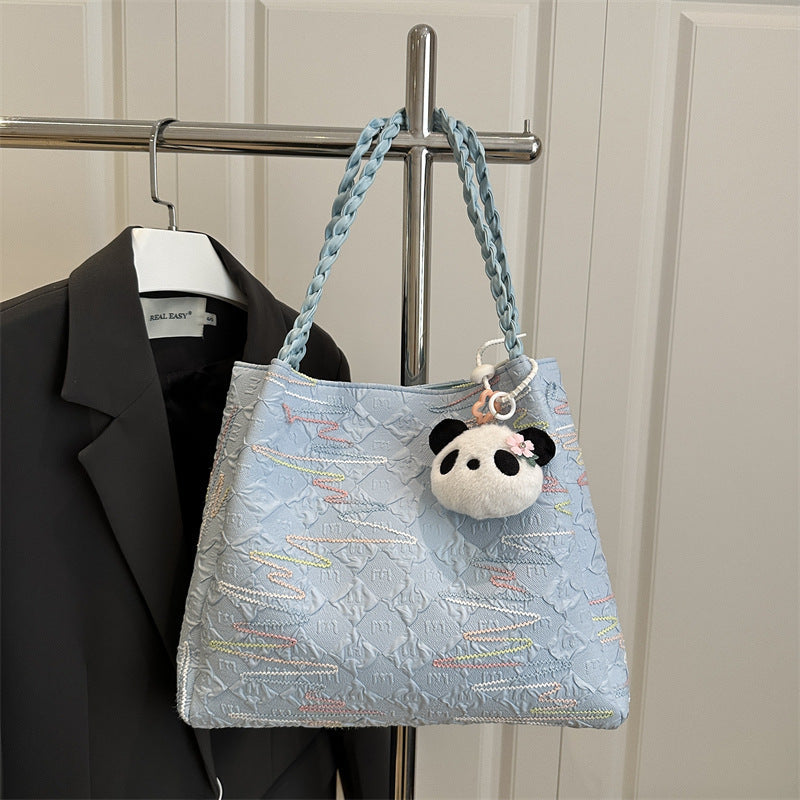 Quilted Decorative Shoulder Bag Kalsten