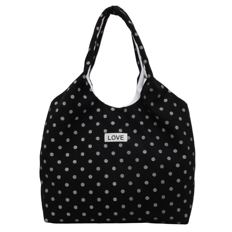 Casual Polka Dot Tote Bag Kalsten