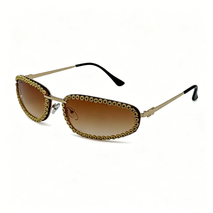 Ladies fashionable sunglasses with sparkling stone embellishment Kalsten