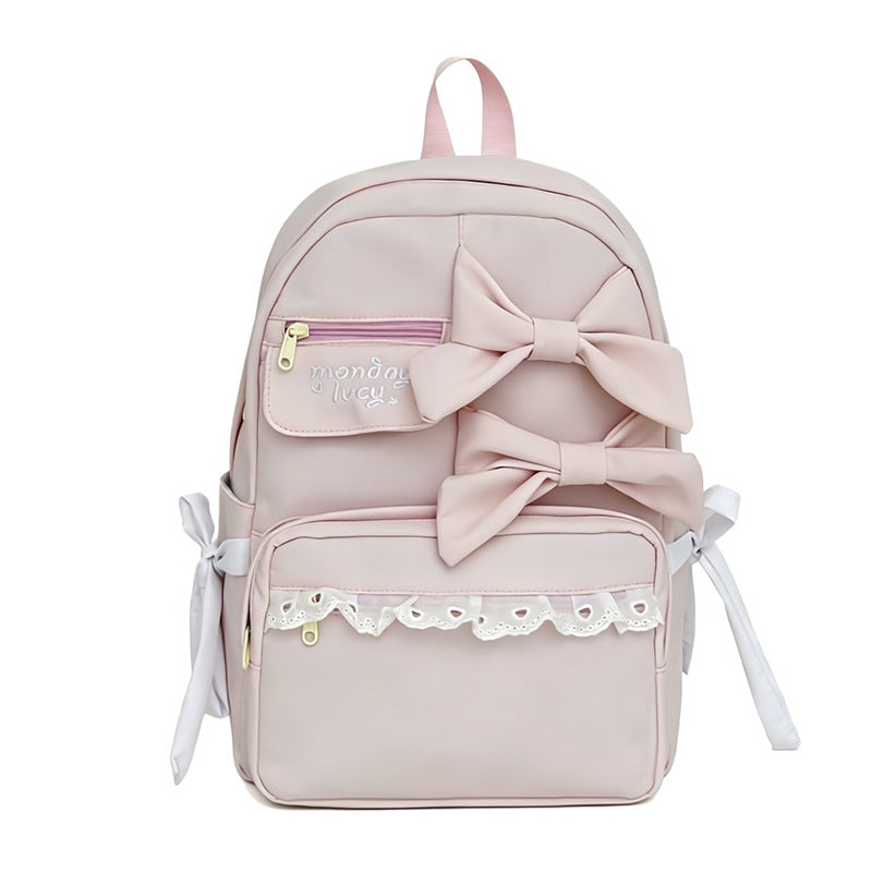 Cute Bow-Detail Backpack Kalsten