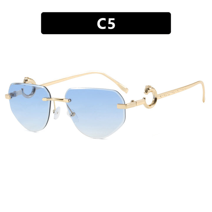 Women's trendy chic sunglasses in modern design with delicate metal frame Kalsten