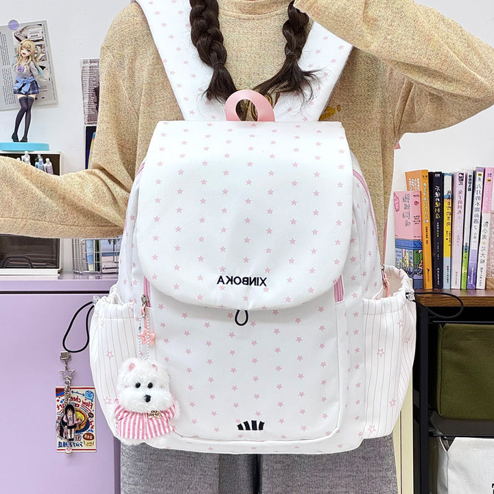 Stylish Star-Embellished Backpack Kalsten 1791205579