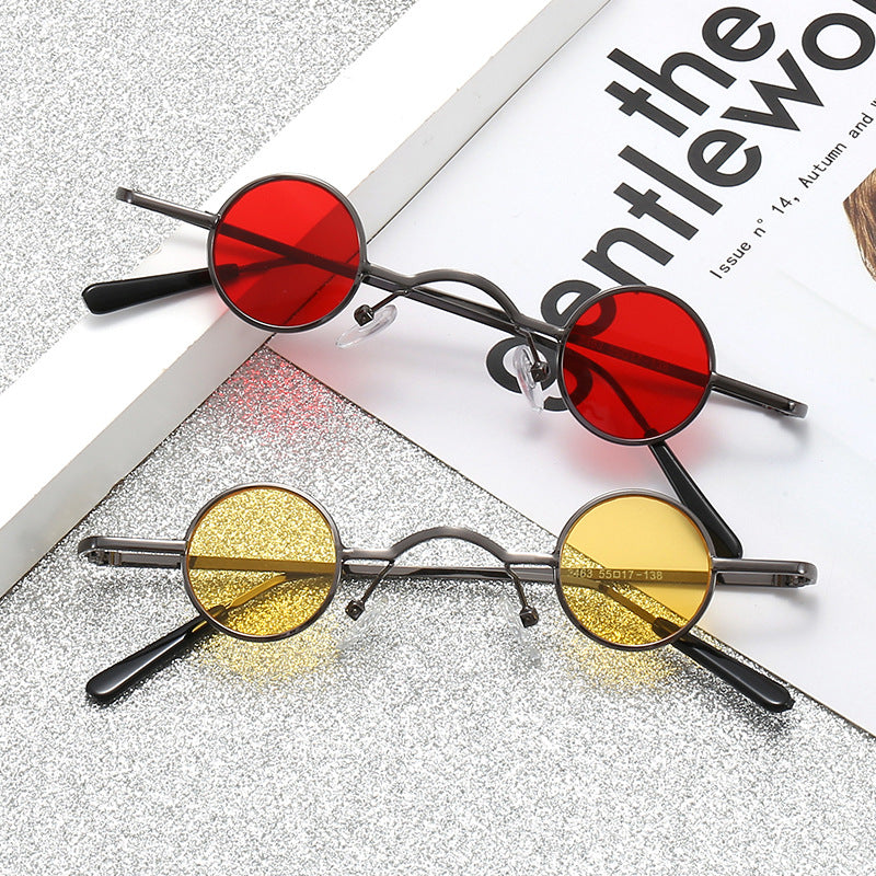 Women's fashionable round glasses with intricate metal frame Kalsten