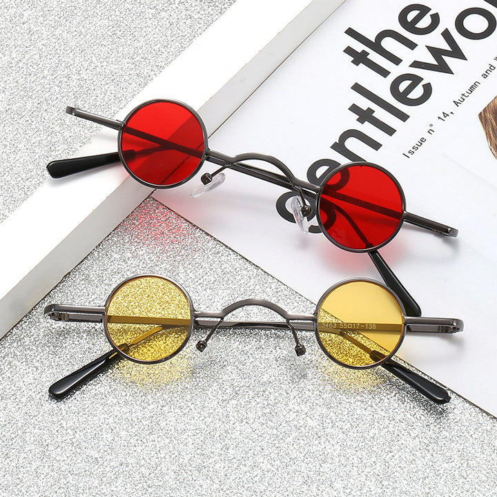 Women's fashionable round glasses with intricate metal frame Kalsten