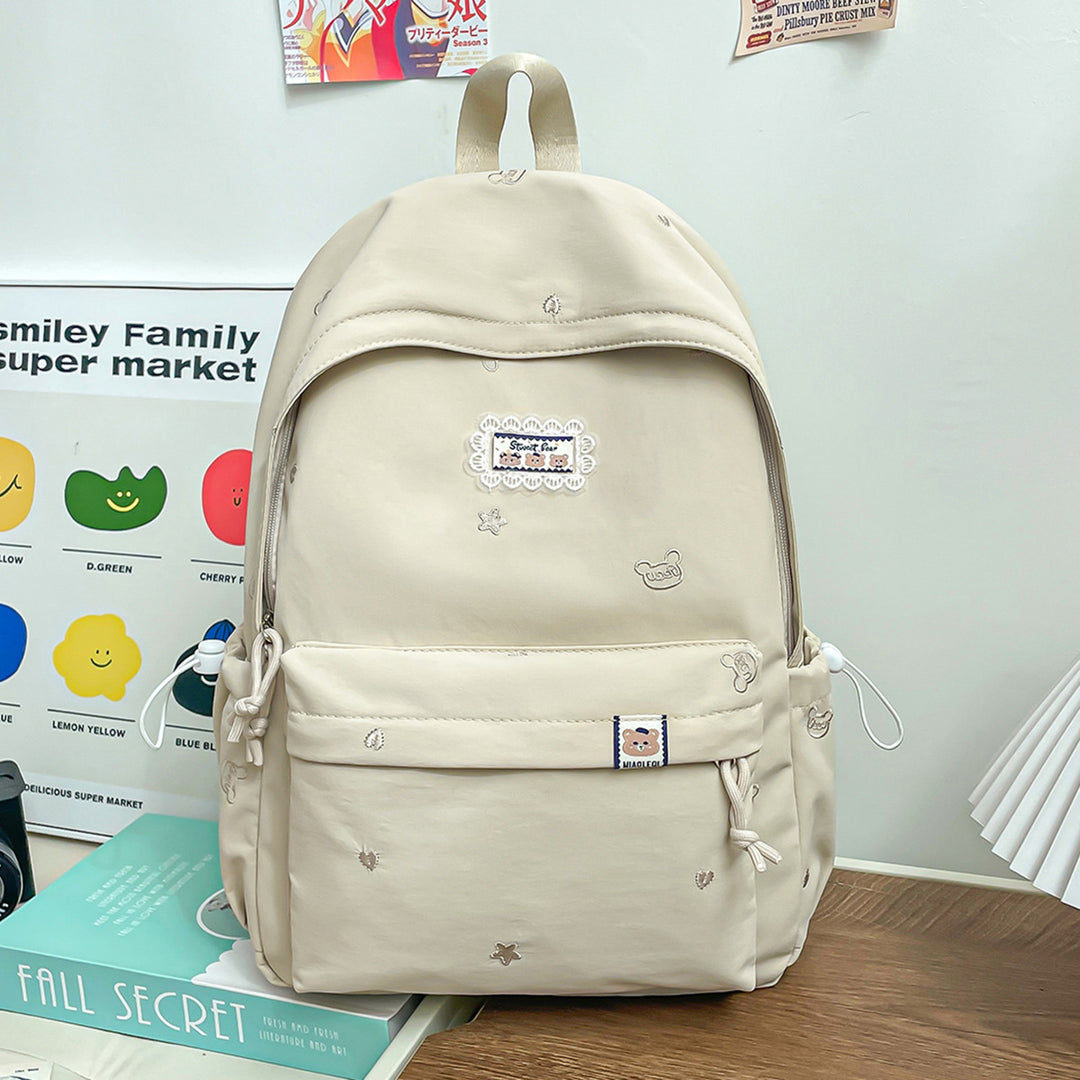 Stylish Floral-Embellished Backpack Kalsten