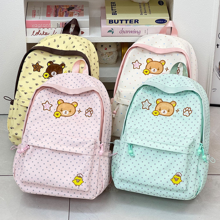 Cute Illustrated Animal-Themed Backpack Kalsten