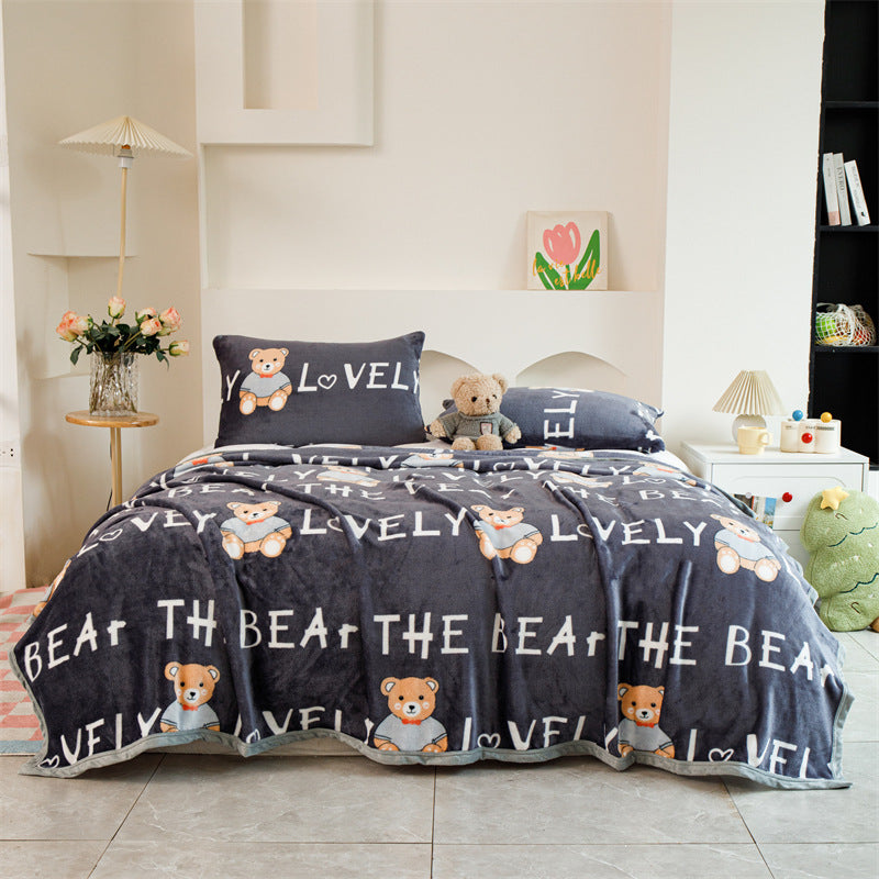 Women Patterned Blanket made of Soft Cotton Kalsten