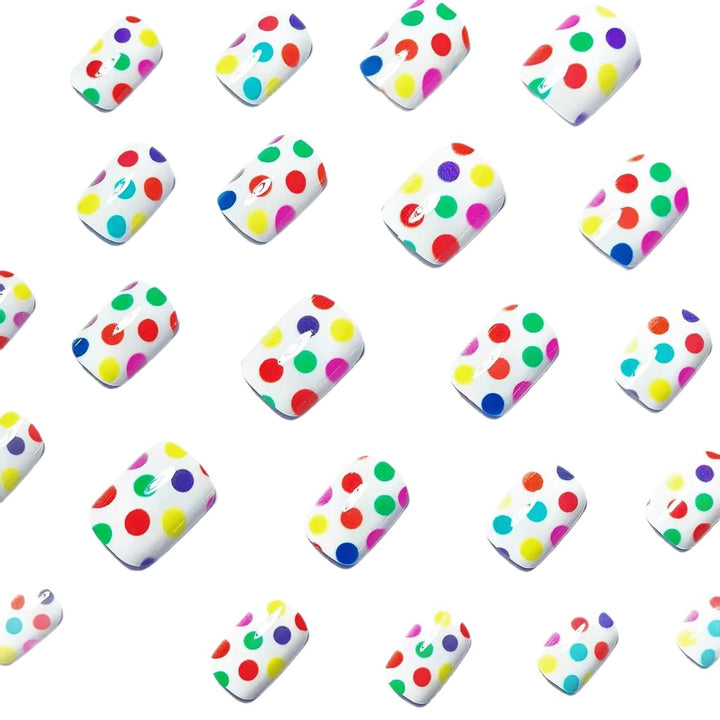 Playful Polka Dot Nail Art Kalsten