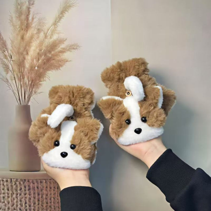 Cute Cartoon-Themed Plush Slippers Kalsten