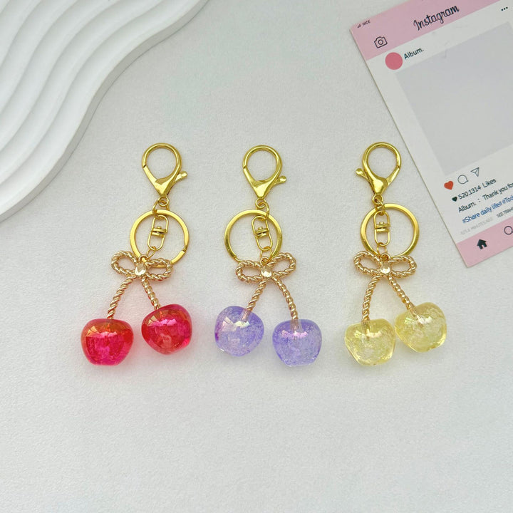 Cherry-Inspired Decorative Keychain Kalsten
