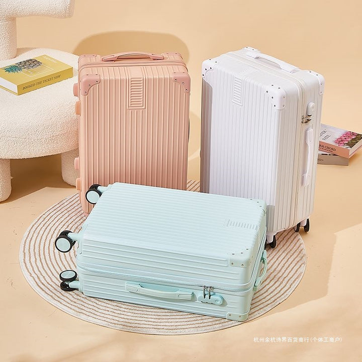 Hard-shell suitcase with double safety lock and flexible interior Kalsten