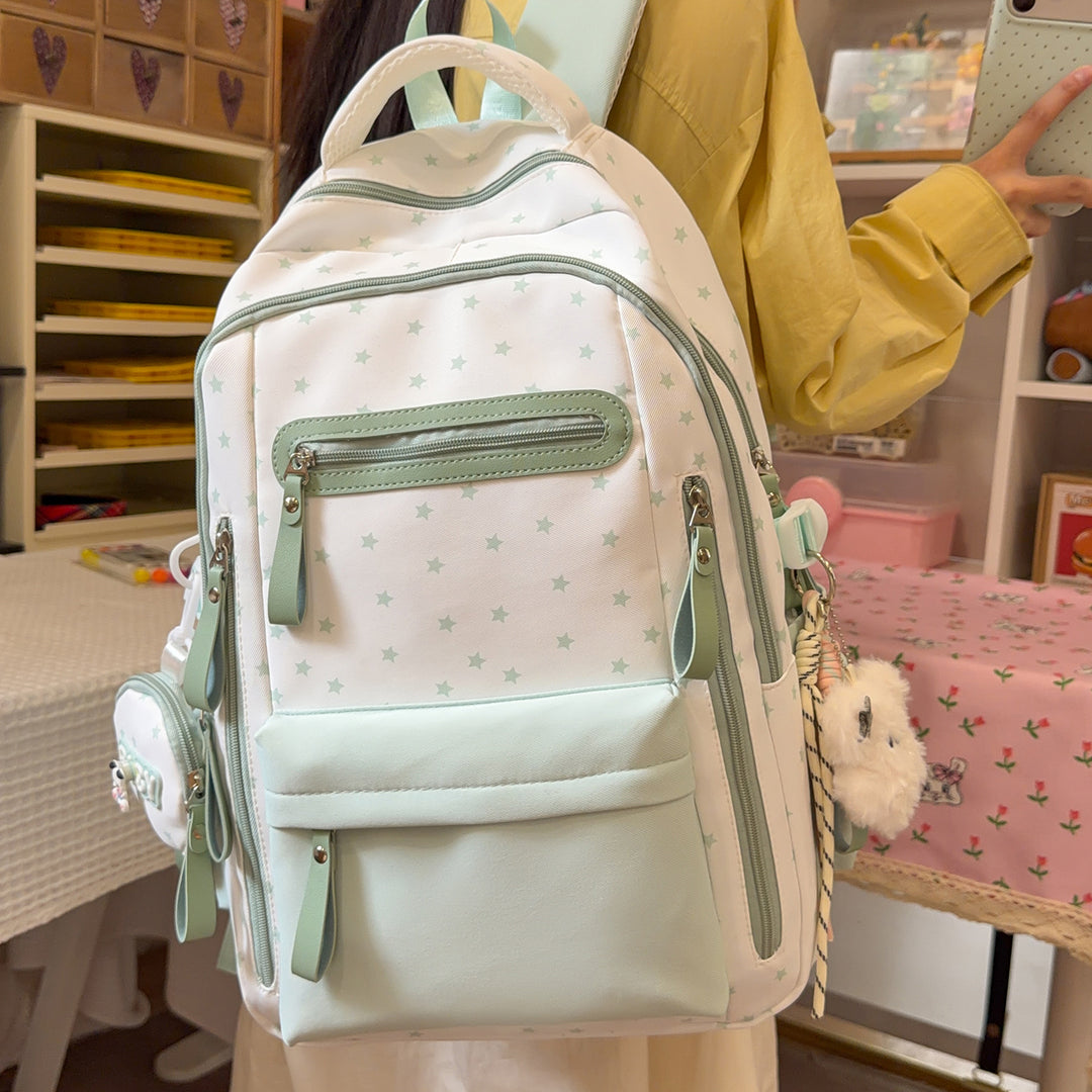 Stylish Star-Embellished Fashion Backpack Kalsten