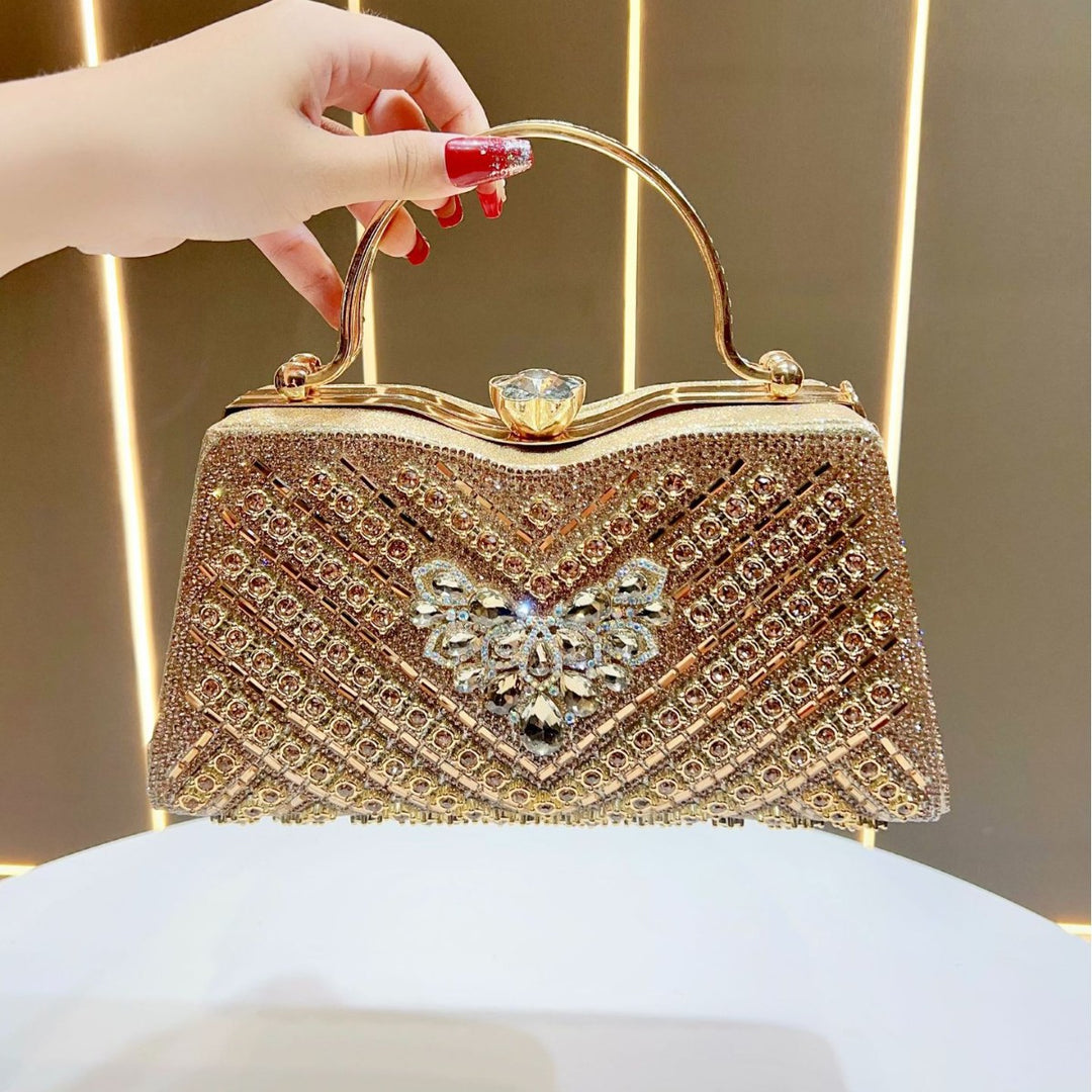 Decorative Rhinestone Evening Bag