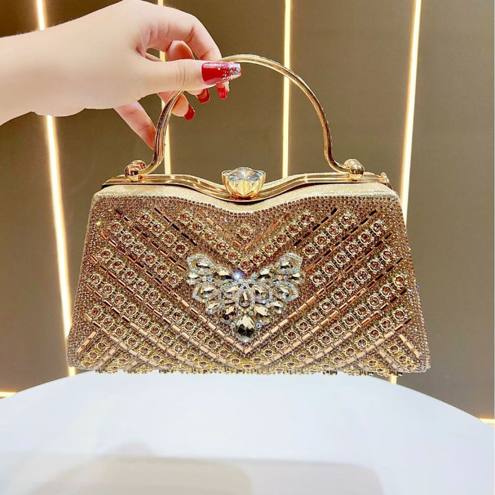 Decorative Rhinestone Evening Bag