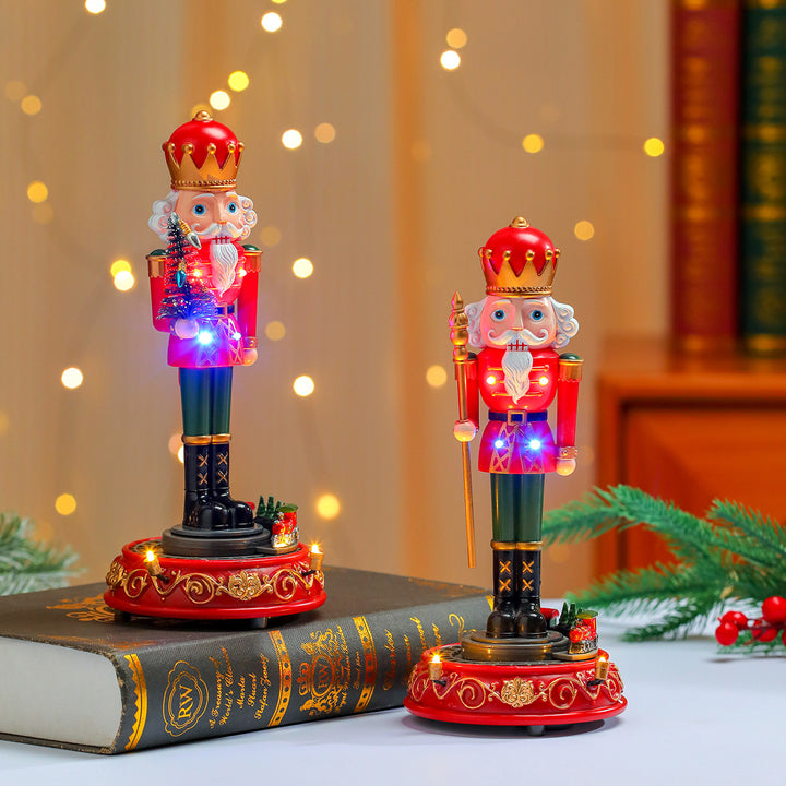 LED Illuminated Nutcracker Figurine Kalsten