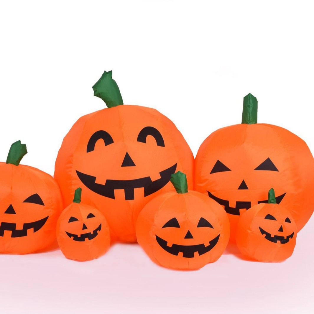 Inflatable Halloween pumpkin decoration