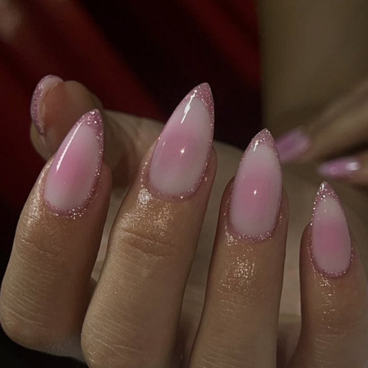 Artful Acrylic Nails with Gentle Ombre Design Kalsten