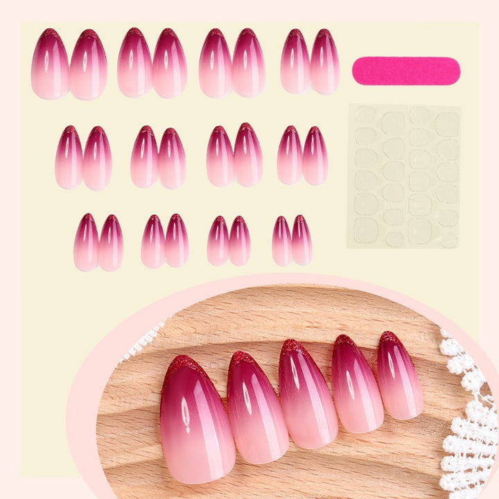 Nail set with elegant ombre color gradients Kalsten