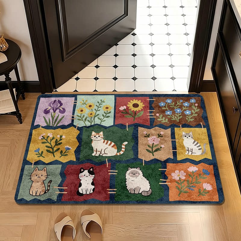 Decorative Pet-Themed Area Mat