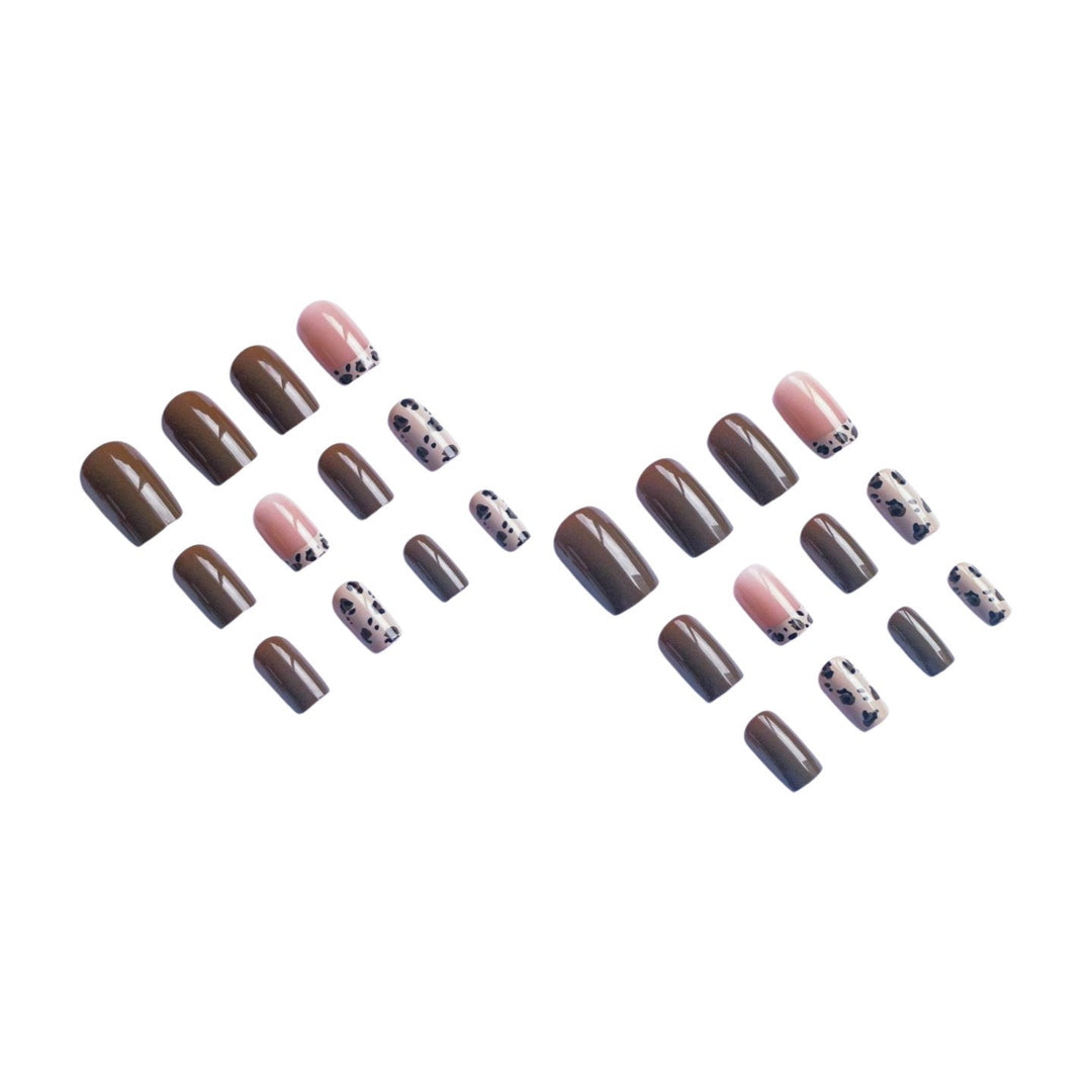 Artistic Leopard Print Nail Art