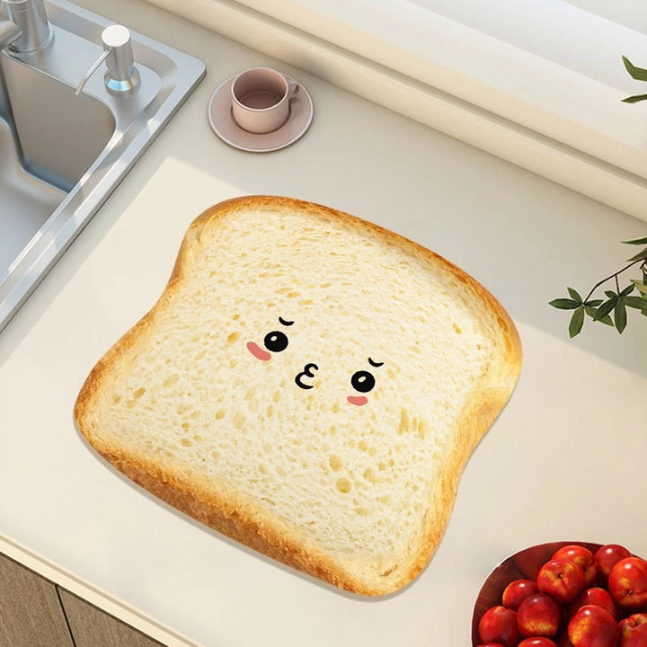 Cute Cartoon-Themed Kitchen Mat