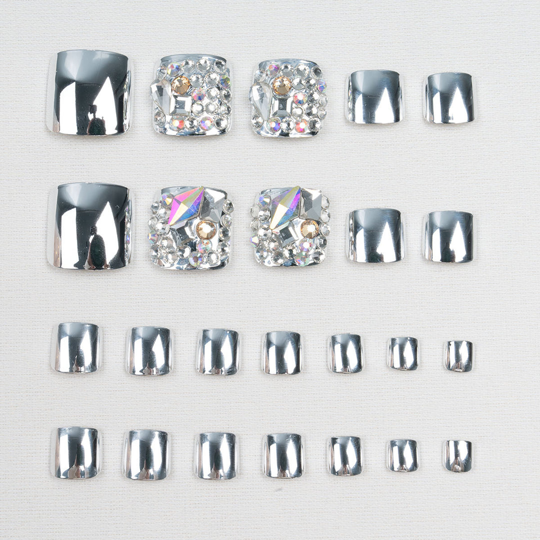 Decorative Rhinestone Pedicure Kit