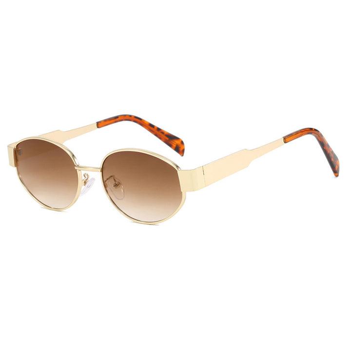 Fashionable oversized sunglasses with metal frame Kalsten