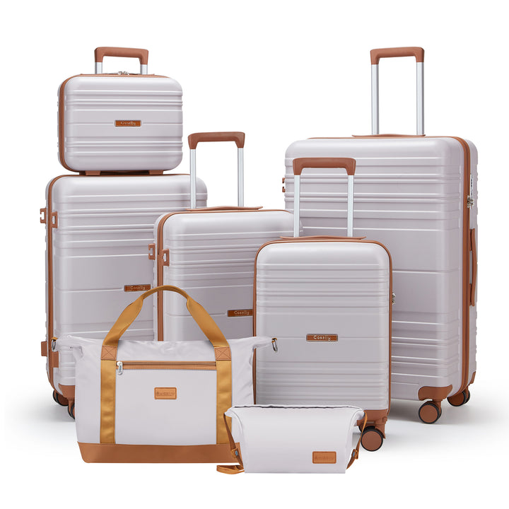 Unisex Versatile Expandable Hard Shell Travel Luggage Set Kalsten