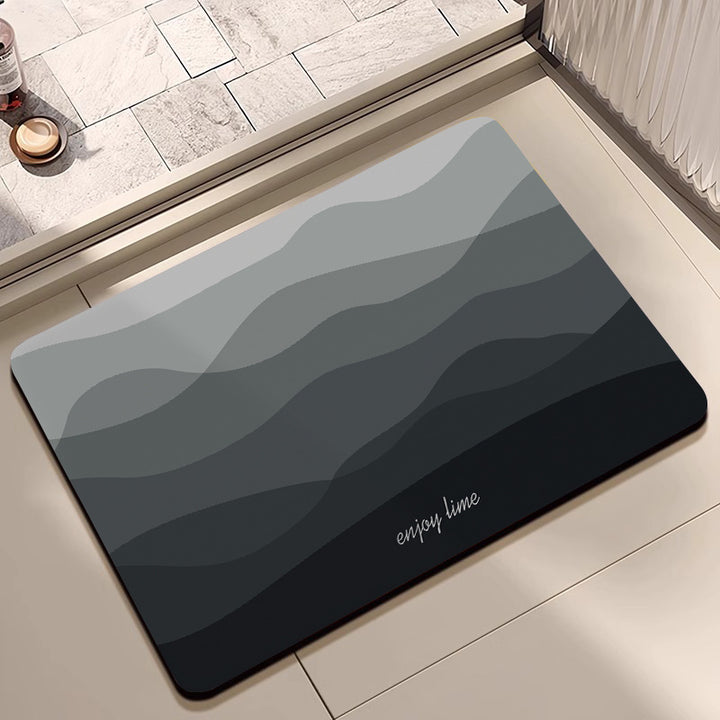 Motivational Phrase Bath Mat Kalsten