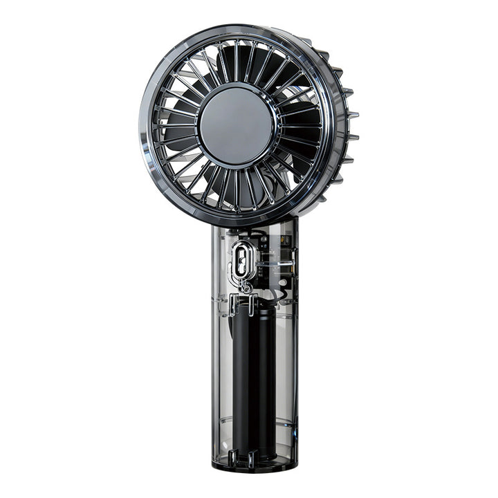 Unisex Portable High-Speed Hand Fan with Transparent Housing Construction Kalsten