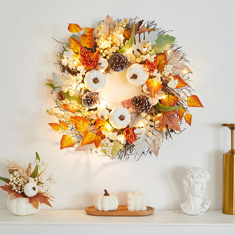 Autumn-Inspired Floral Wreath