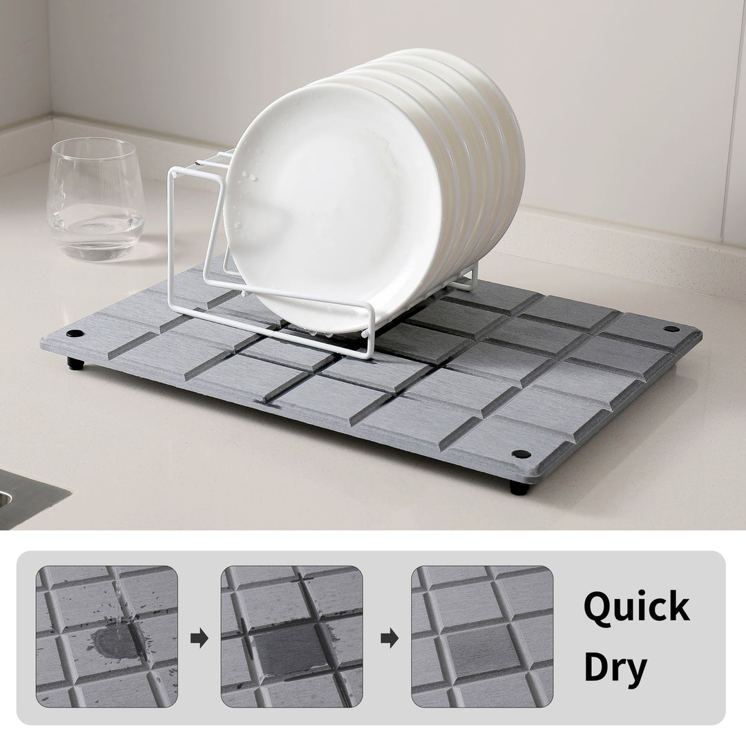 Multi-Textured Kitchen Drying Mat Kalsten