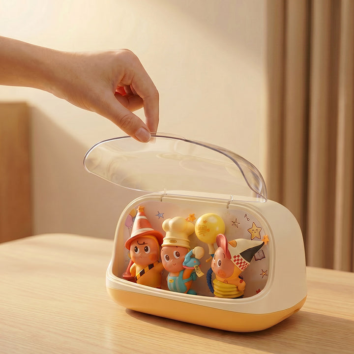 Whimsical Tissue Box Holder with Character Design Kalsten