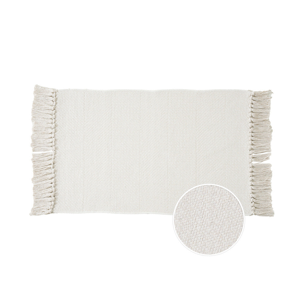 decorative Boho runner rug with fringes