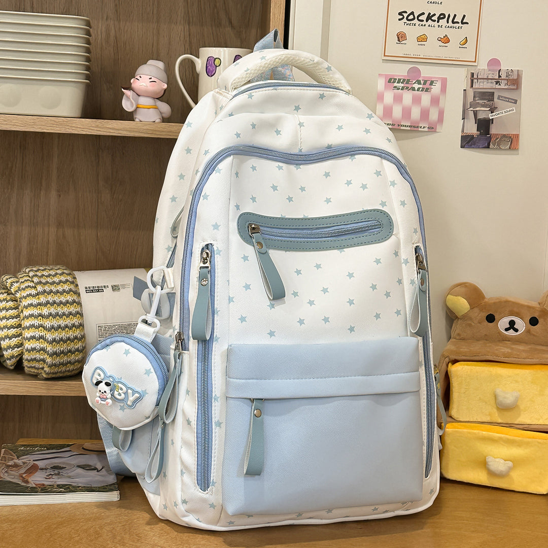 Stylish Star-Embellished Fashion Backpack Kalsten